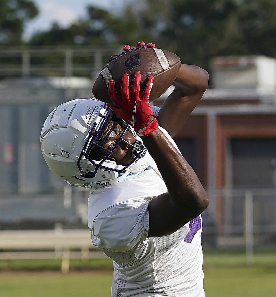 Wilson High School football practice
